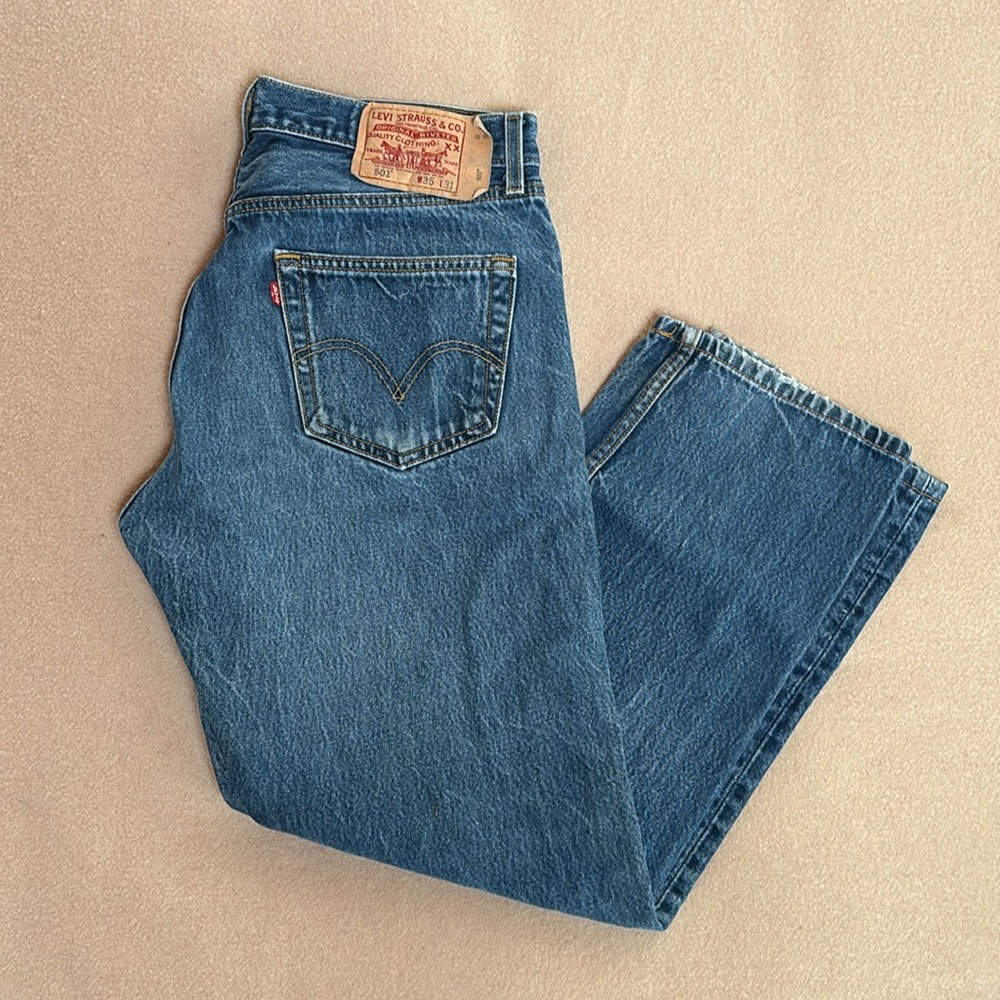 Levi's Blue Men's Classic Straight Jeans